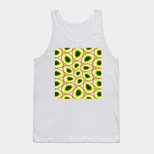 Yellow Daffodil Pattern Tank Top